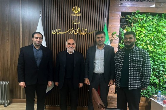 امروز و با حضور در محل استانداری خوزستان :